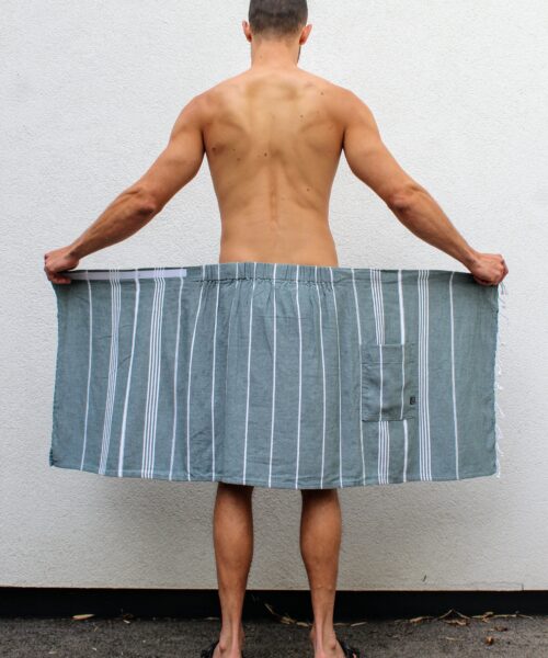 Saunakilt Kiefergrün